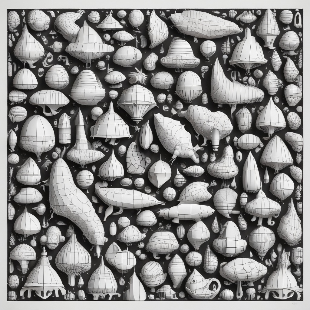 GiacomoGeco visual exploration in monochrome